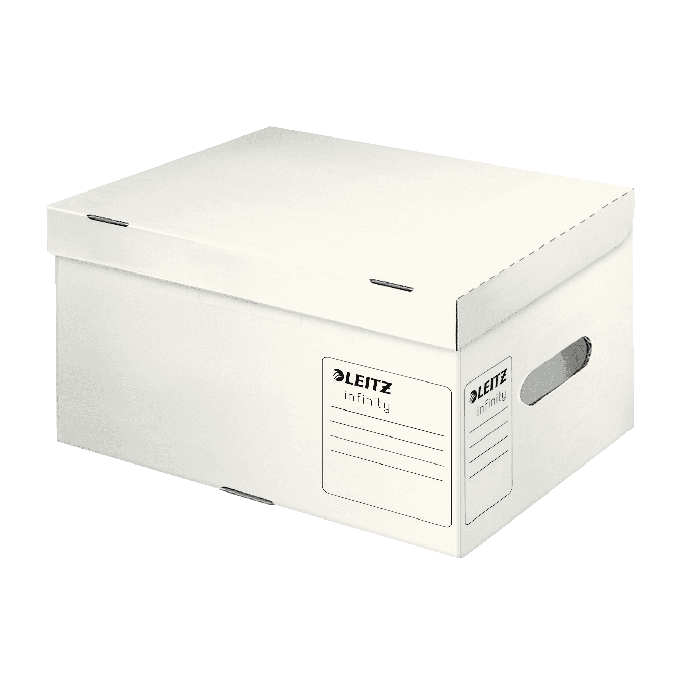 Speciální archivační kontejner s víkem Leitz Infinity velikosti A4, bílá