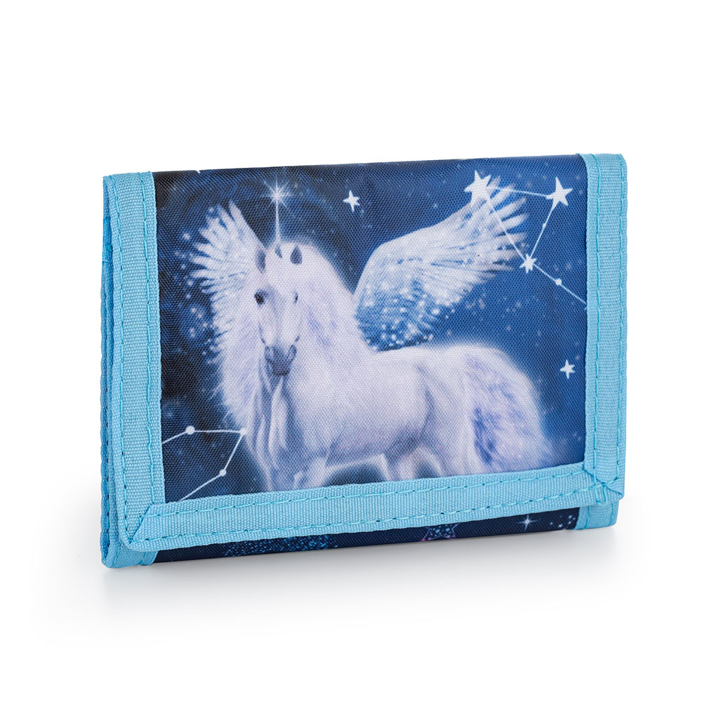 Dětská textilní peněženka Unicorn Pegas