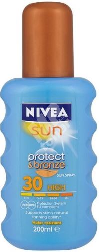 Nivea Sun Protect & Bronze intenzivní sprej na opalování SPF 30 High 200 ml 1