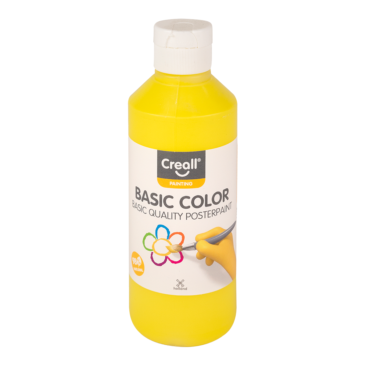 Temperové barvy Creall, žlutá, 250 ml