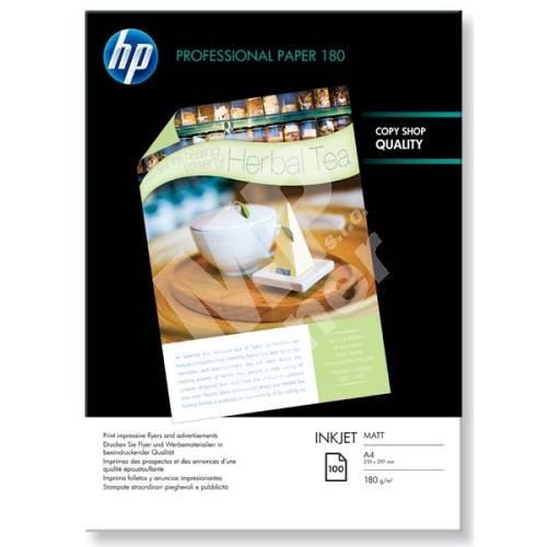 HP Superior Inkjet Paper 180 Matt, papír, A4, 210x297mm,180 g/m2, 100ks, Q6592A 1