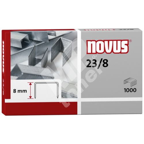 Spojovač Novus Standard 23/8, drátky do sešívaček, 1000ks 1
