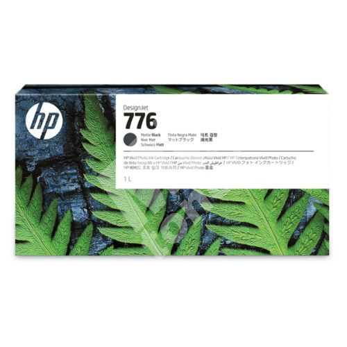 Cartridge HP 1XB12A, Matte Black, 776, originál 1