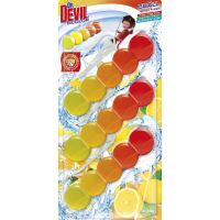 Dr. Devil WC Bicolor 5ball lemon fresh závěsný WC blok, 3× 35 g