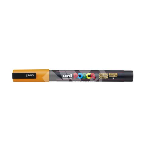 Uni Posca PC-3M akrylový popisovač, 0,9-1,3 mm, pomeranč 1