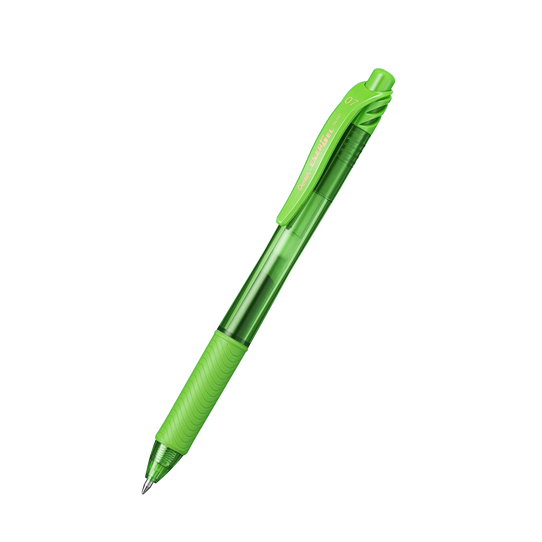 Kuličkové pero Pentel EnerGel BL107, 0,7mm, světle zelené