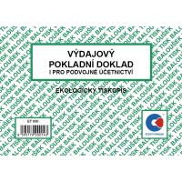 Výdajový pokladní doklad pro podvojné účetnictví A6 ET050, 50 listů Výdajový pokladní doklad pro podvojné účetnictví A6 ET050, 50 listů