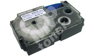 Páska Casio XR-12RD1 12mm černý tisk/červený podklad 1
