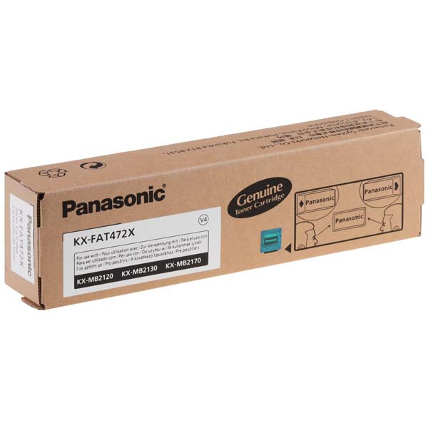 Toner Panasonic KX-FAT472X, KX-MB2120, 2130, 2170, black, originál