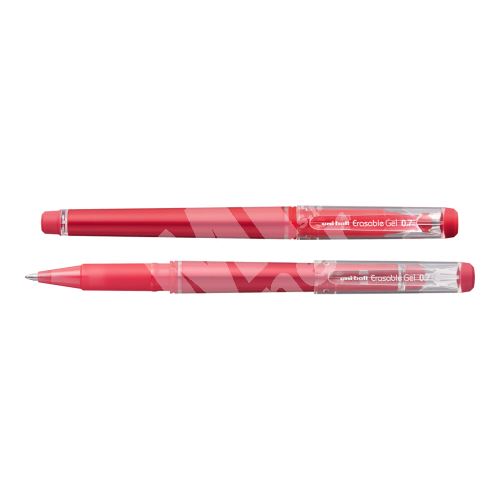 Gumovatelné pero s víčkem Uni UF-222, červené 1