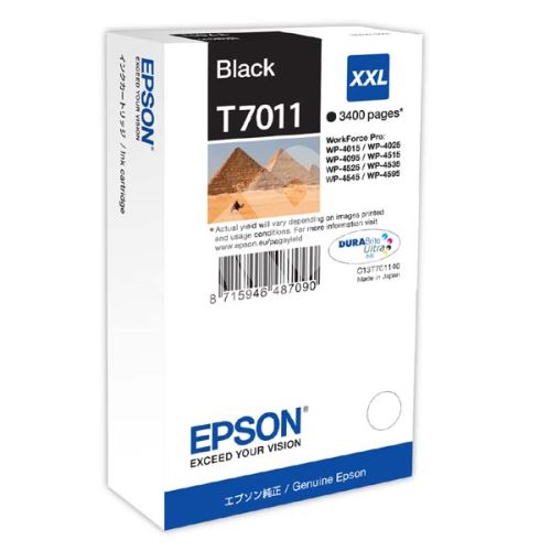 Cartridge Epson C13T70114010, black, XXL, originál 1