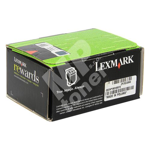 Toner Lexmark 70C20ME, magenta, originál 1