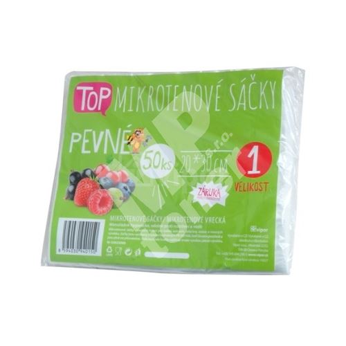 Vipor mikrotenové sáčky TOP pevné 20x30cm, HDPE, 50ks 1