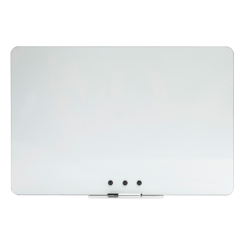 Bílá bezrámová magnetická tabule Qboard 200 x 97 cm