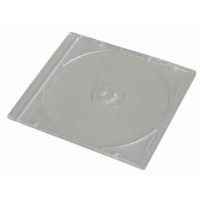 Box na 1ks CD, 5,2mm slim, průhledný, průhledný tray, tenký (200) Box na 1ks CD, 5,2mm slim, průhledný, průhledný tray, tenký (200)