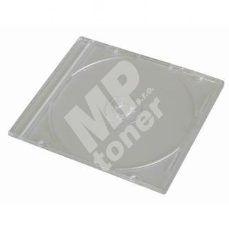 Obal, box na 1 ks CD, průhledný, průhledný tray, tenký, 200-pack 1