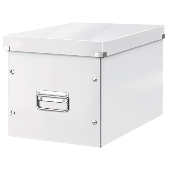Krabice Leitz Click & Store WOW, bílá, velká, čtvercová