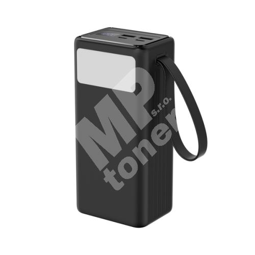 Powerbanka Platinet 60000 mAh 65W Power Delivery, 2xUSB-C, 2xUSB-A, černá 1