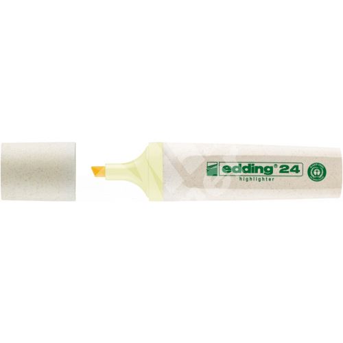 Zvýrazňovač Edding 24 EcoLine, pastelově žlutá 1