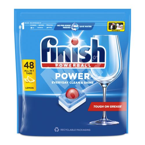 Finish tablety do myčky All in 1 Max Lemon, 48 ks 1
