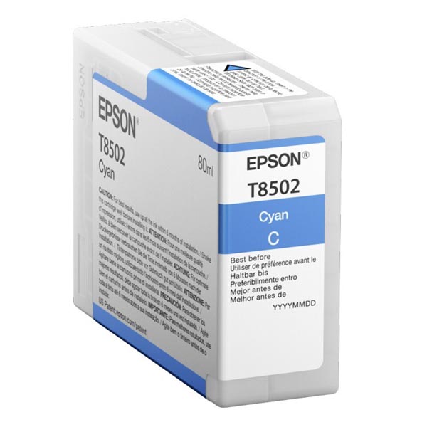 Inkoustová cartridge Epson C13T850200, SureColor SC-P800, cyan, originál