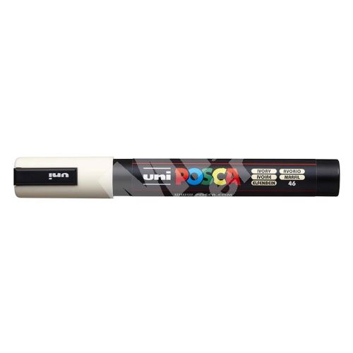 Uni Posca PC-5M akrylový popisovač, 2,5 mm, smetanový 1