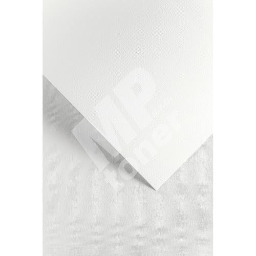 Ozdobný papír Len, bílý, 230g, 20ks 1