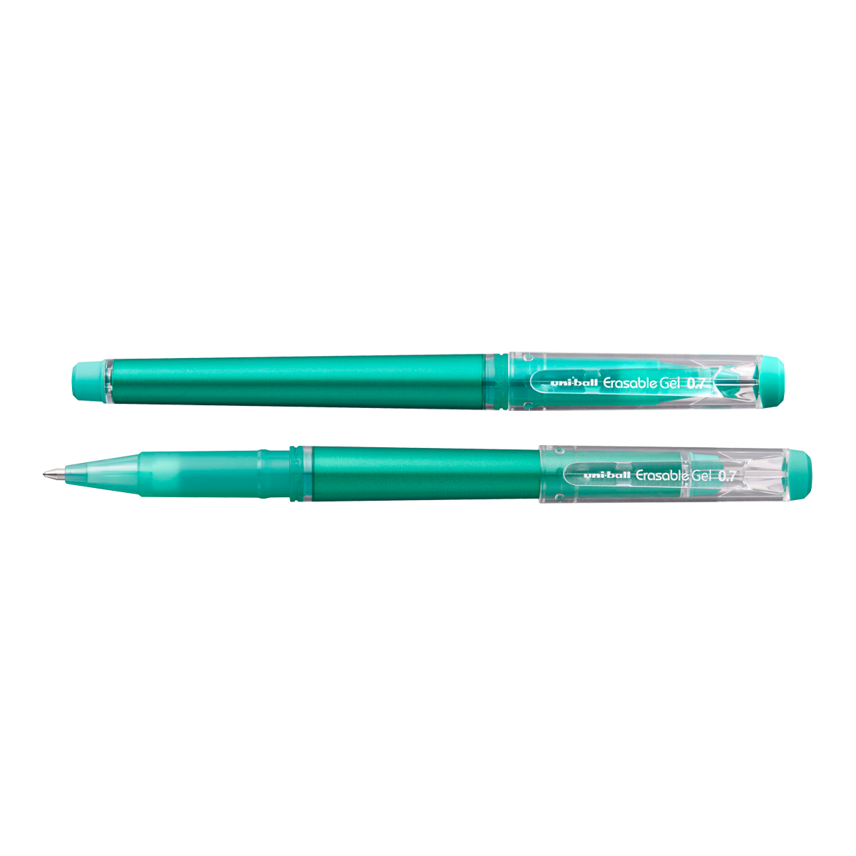 Gumovatelné pero s víčkem Uni UF-222, zelené