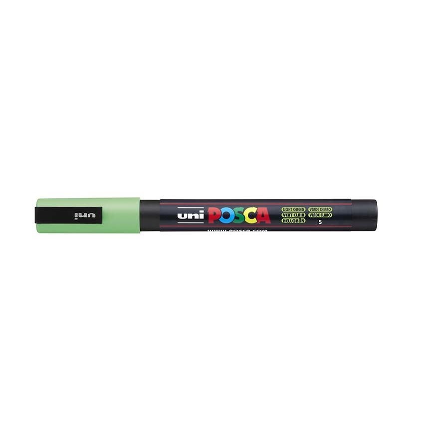 Akrylový popisovač Uni Posca PC-3M, 0,9-1,3 mm, světle zelený