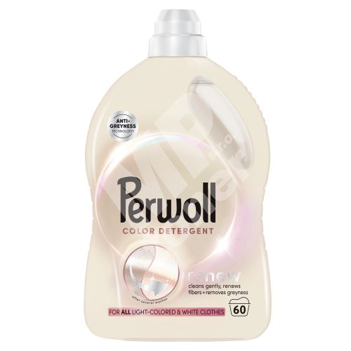 Perwoll prací gel Renew Light Colors 60 dávek, 3L 1