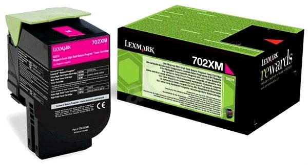 Toner Lexmark 70C2XM0, CS510de, CS510dte, magenta, 702XM, originál
