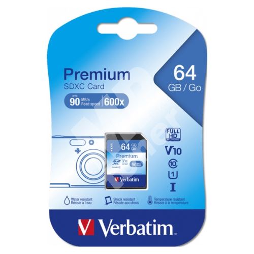 64GB Verbatim microSDXC Flash Card SDXC, 44024, pro archivaci dat 1