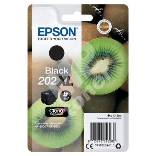 Cartridge Epson C13T02G14010, black, 202XL, originál 1
