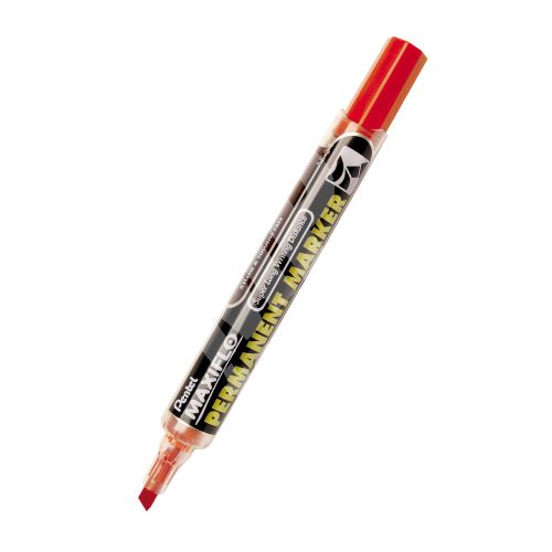 Pentel Maxiflo Pernament Marker NLF60, popisovač, červený 3