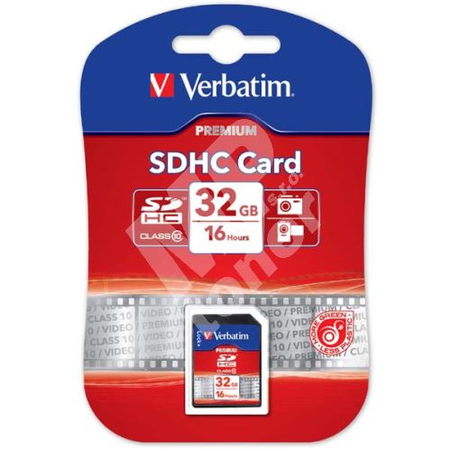 Verbatim 32GB Secure Digital card (SDHC), 43963, 10 Mb/s Class 10 1