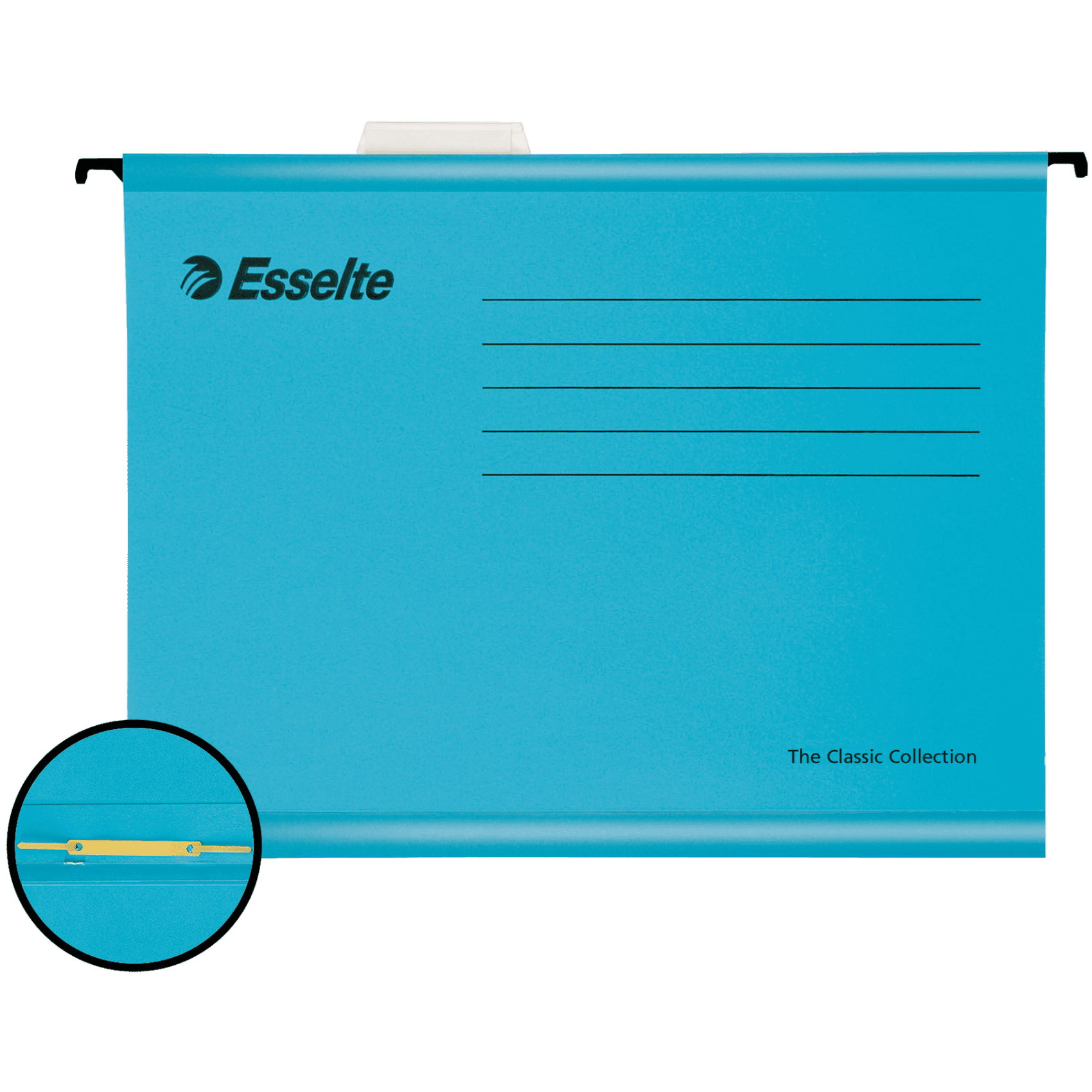 Zesílené závěsné desky Esselte Classic A4 s rychlovazačem, modrá