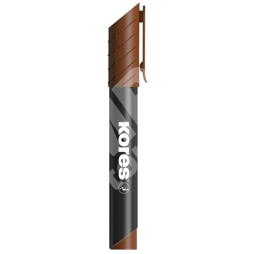 Kores K-Marker permanentní popisovač, kulatý hrot 3 mm, hnědý 1