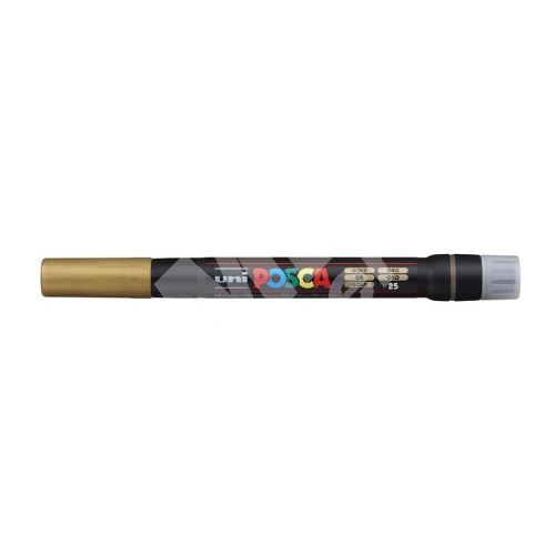 Uni Posca PCF-350 akrylový popisovač, 8 mm, zlatý 1