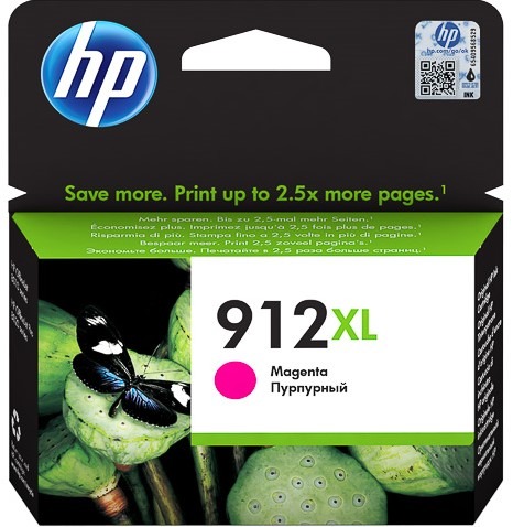 Inkoustová cartridge HP 3YL82AE, Officejet 8012, 8013, 8014, magenta, 912XL, originál