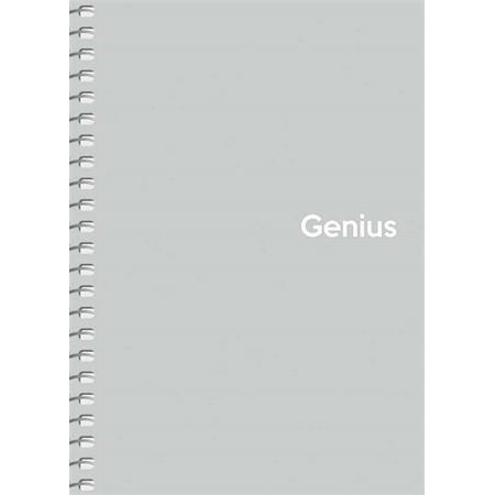 Spirálový sešit Shkolyaryk Genius Pastel, čtverečkovaný, mix, A6, 80 listů, PP desky