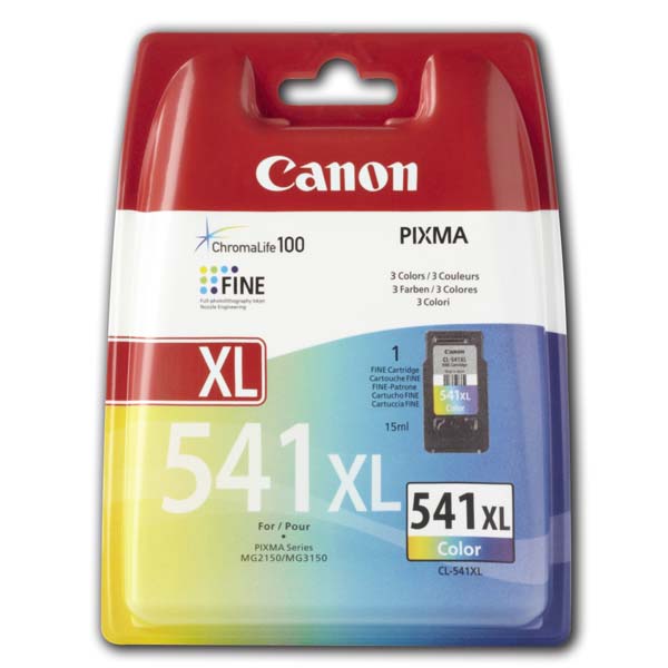 Inkoustová cartridge Canon CL-541XL, MG2150, MG3150, color, 5226B004, originál
