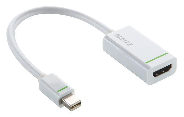 Mini displej port Leitz Complete, HDMI adaptér, bílý