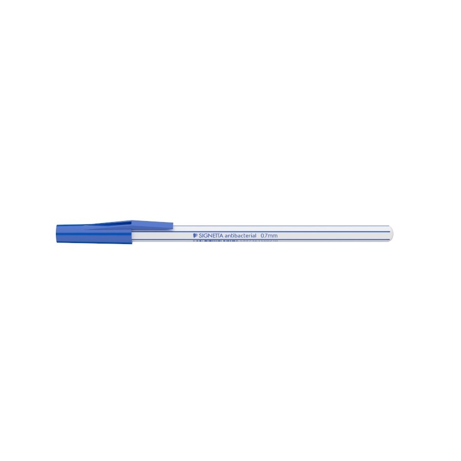 Kuličkové pero ICO Signetta antibakteriální, modrá