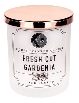 DW Home Vonná svíčka ve skle Svěží Gardénie - Fresh Cut Gardenia, 3,8oz 1