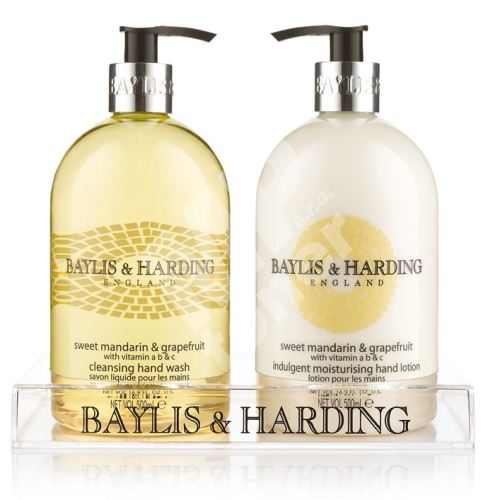Baylis & Harding Tekuté mýdlo + Mléko na ruce - Mandarinka a Grapefruit, 2x500ml 1
