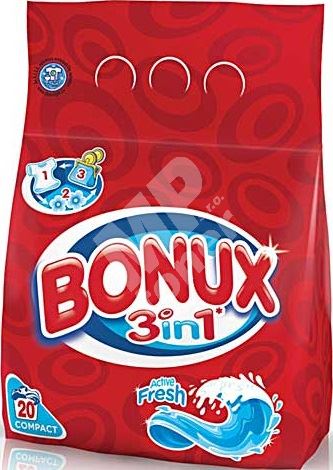 Bonux Active Fresh 3v1 prací prášek 20 dávek 1,4 kg 1