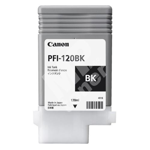 Cartridge Canon PFI-120BK, black, 2885C001, originál 1