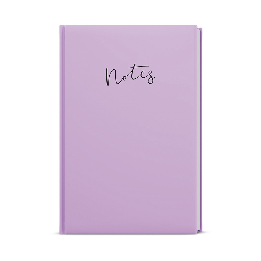 Notes linkovaný A5, Lamino Pastel - fialová