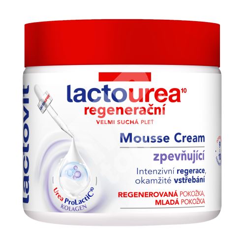 Lactovit Lactourea Mousse regenerační zpevňující krém, 400 ml 1