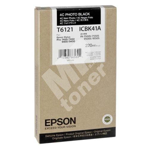 Cartridge Epson C13T612100, originál 1